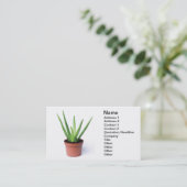 アロエヴィエラ 名刺 (スタンド正面)