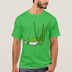 アロエヴェラプラント自然植物 Tシャツ