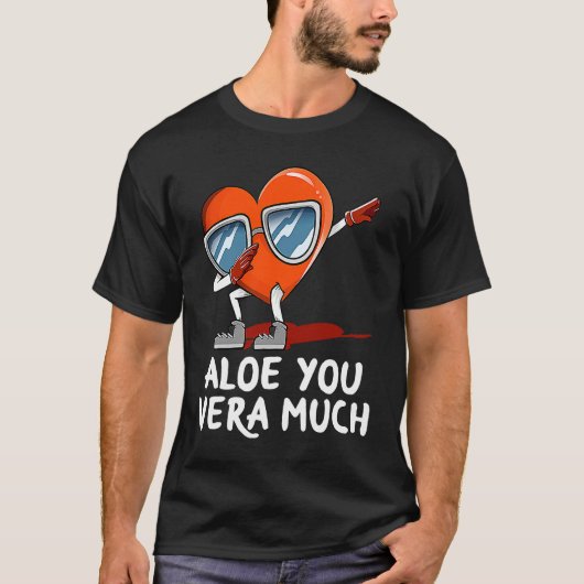 アロエヴェラ多くのバレンタインデーのユーモア Tシャツ (正面)