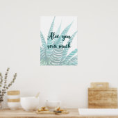 アロエヴェラ多くのプン植物性のポスター ポスター (キッチン)