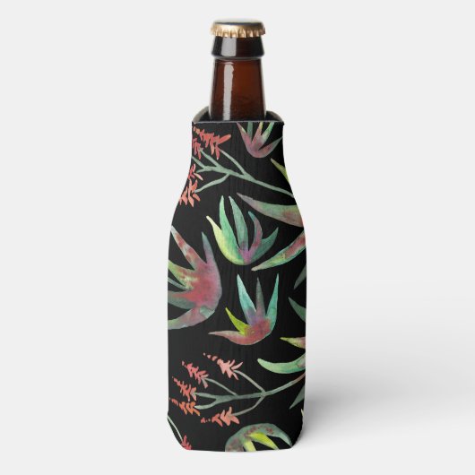 アロエヴェラ多肉性開花ガーデンウォーター色 ボトルクーラー (ボトル正面)