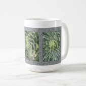 アロエ感動的植物を使用したコーヒーマグ コーヒーマグカップ (正面右)