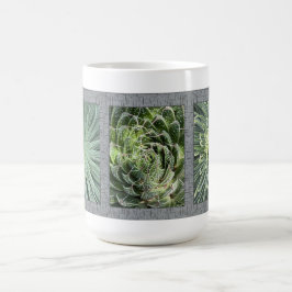 アロエ感動的植物を使用したコーヒーマグ コーヒーマグカップ