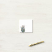 アロエ植物の写真 アート ノート ポストイット (デスク上)