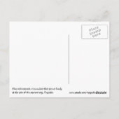 アロエ樹上葉書 ポストカード (裏面)