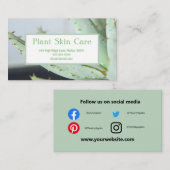 アロエ気に皮 名刺 (正面/裏面)