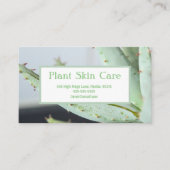 アロエ気に皮 名刺 (正面)