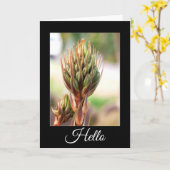 アロエ美しいこんにちは… カード (黄色い花)