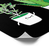 アロエ、どのように長い時間はハーブプンを参照していない ポスター (角)