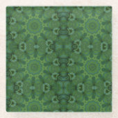 アロエ ガラスコースター (正面)