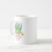 アロエ コーヒーマグカップ (正面左)