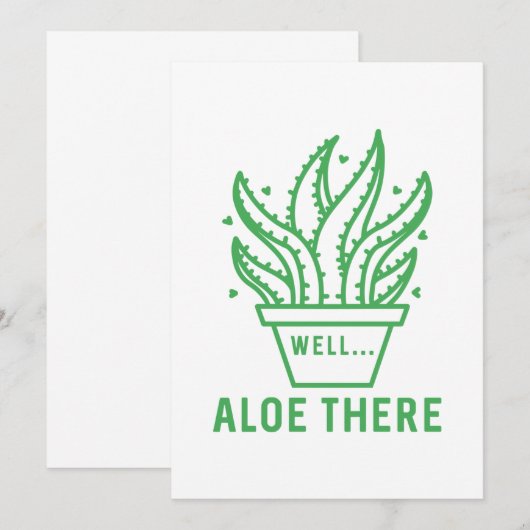 アロエ サンキューカード (正面/裏面)