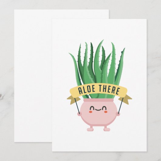 アロエ サンキューカード (正面/裏面)