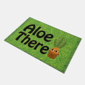 アロエ、プラントプンおもしろいウェルカム ドアマット (アングル)