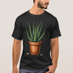 アロエ ボタニカル Tシャツ