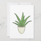 アロエ 住所変更のお知らせ 招待状 (裏面)