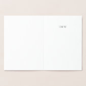 アロエ　私が探していたのはあなた？ | 面白いロマンチック 箔カード (内部)