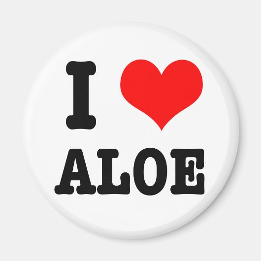 アロエLOVE マグネット (正面)