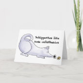 アロオおもしろいフ・スキッペルケ犬の漫画 カード (正面)