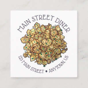 アロオゴビインディアンフードレストランキュイジーヌ スクエア名刺