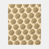 アロオゴビポテトカリフラワーインディアンフードキュイジーヌ フリースブランケット (正面)