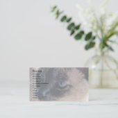 アロオブシャメネコの名刺 名刺 (スタンド正面)