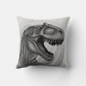 アロサウルスのスケッチ クッション (裏面)