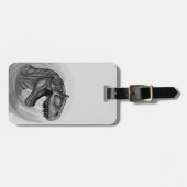 アロサウルスのスケッチ ラゲッジタグ (正面横)