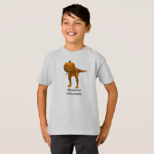 アロサウルスのhalloweenis tシャツ (正面フル)