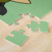 アロサウルスイラストレーションジェットパイロット。 ジグソーパズル (側面)