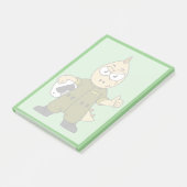 アロサウルスイラストレーションジェットパイロット。 ポストイット (アングル)