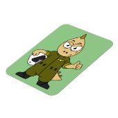 アロサウルスイラストレーションジェットパイロット。 マグネット (左側)