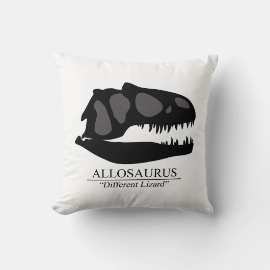 アロサウルススカル クッション (正面)