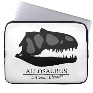 アロサウルススカル ラップトップスリーブ