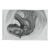 アロサウルススケッチ 枕カバー (裏面)