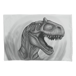 アロサウルススケッチ 枕カバー