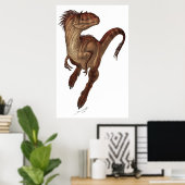 アロサウルス ポスター (ホームオフィス)