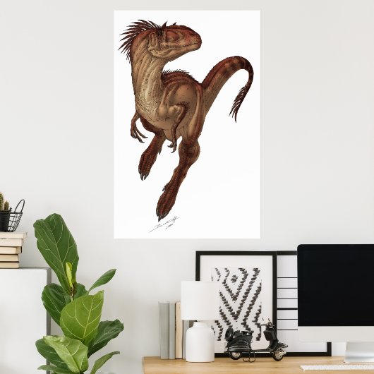 アロサウルス ポスター (ホームオフィス)