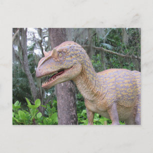 アロサウルス – 恐竜学のカード ポストカード