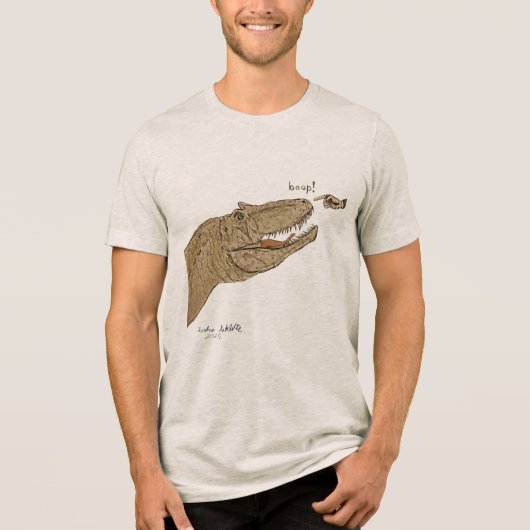 アロサウルス Boop Tシャツ フロントデザイン (正面)