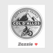 アロスコル(Col d'Allos)、フランスアルプスのバイクツアー シール (シート)