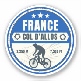 アロスコロ フランス アルプス 自転車 ツアー シール