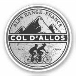 アロスコロ フランス アルプス 自転車 ツアー シール