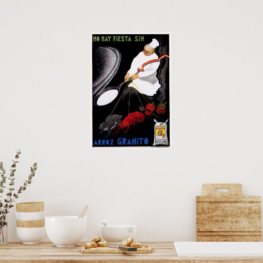 アロズグラニトヴィンテージフードアドアート ポスター (キッチン)