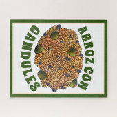 アロズコンガンジュールプエルトリカフードライスピーズ ジグソーパズル (横)