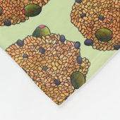 アロズコンガンジュールプエルトリカフードライスピーズ フリースブランケット (角)