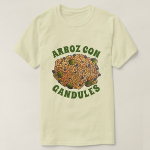 アロズコンガンジュールプエルトリカフードライスピーズ Tシャツ