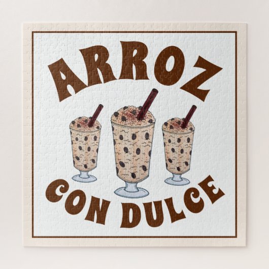 アロズコンドルチェプエルトリカココナッツライスプディング ジグソーパズル (縦)