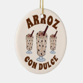 アロズコンドルチェプエルトリカココナッツライスプディング セラミックオーナメント (右)
