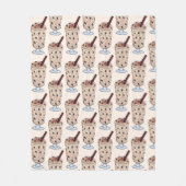 アロズコンドルチェプエルトリカココナッツライスプディング フリースブランケット (正面)